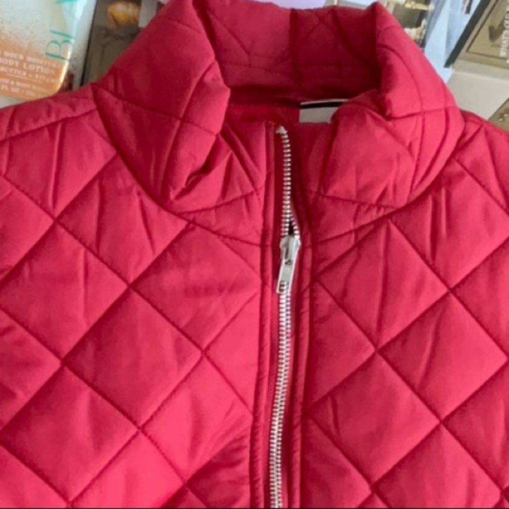 Mocha red vest